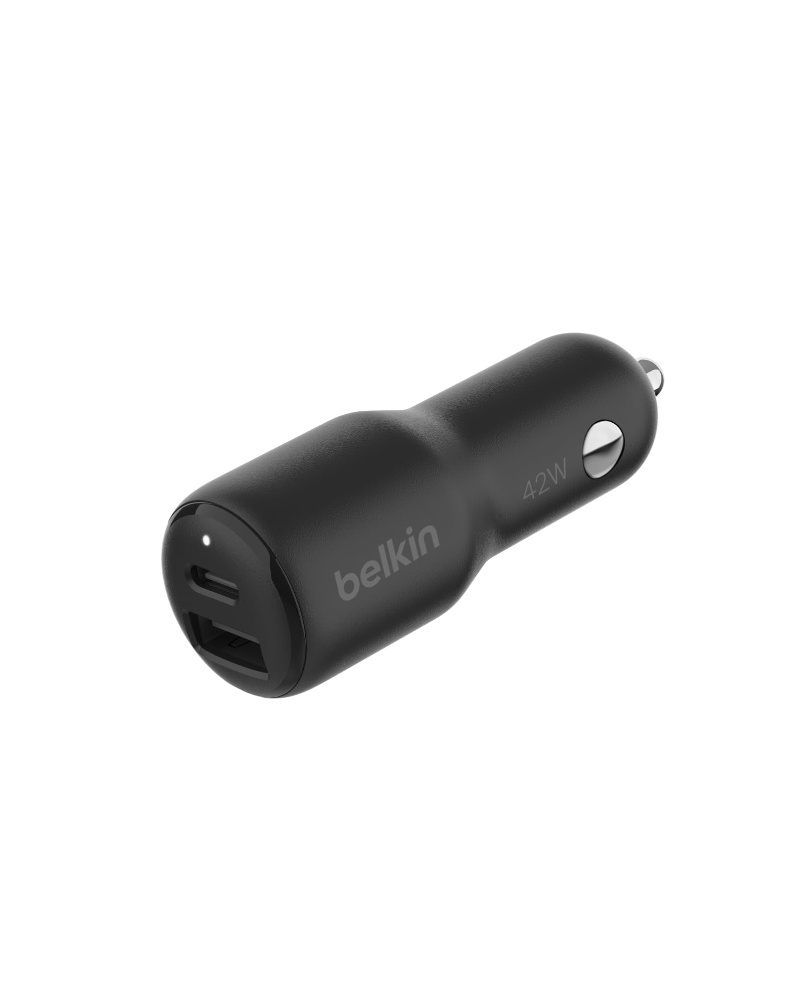 Belkin BoostCharge Dual Car Charger 42W w/Fast Charge USB-C 30W PPS & 12W USB-A 