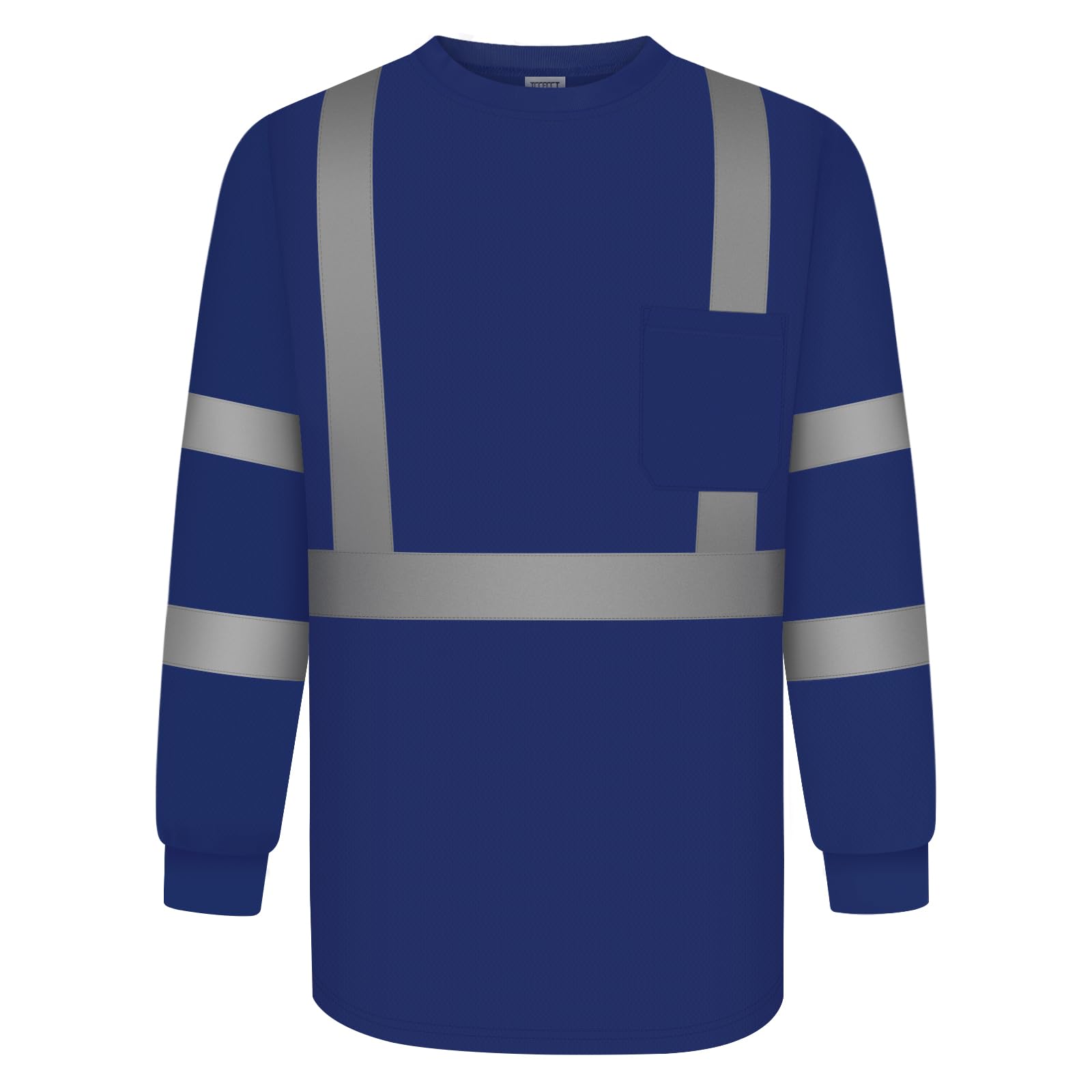 TCCFCCT Construction Shirts for Men Class 2 Long Sleeve Work Shirts for Men Cons