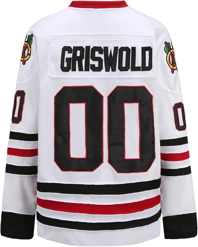 Shrandi Griswold #00 Movie Hockey Jerseys Stitched Letters and Numbers S-3XL