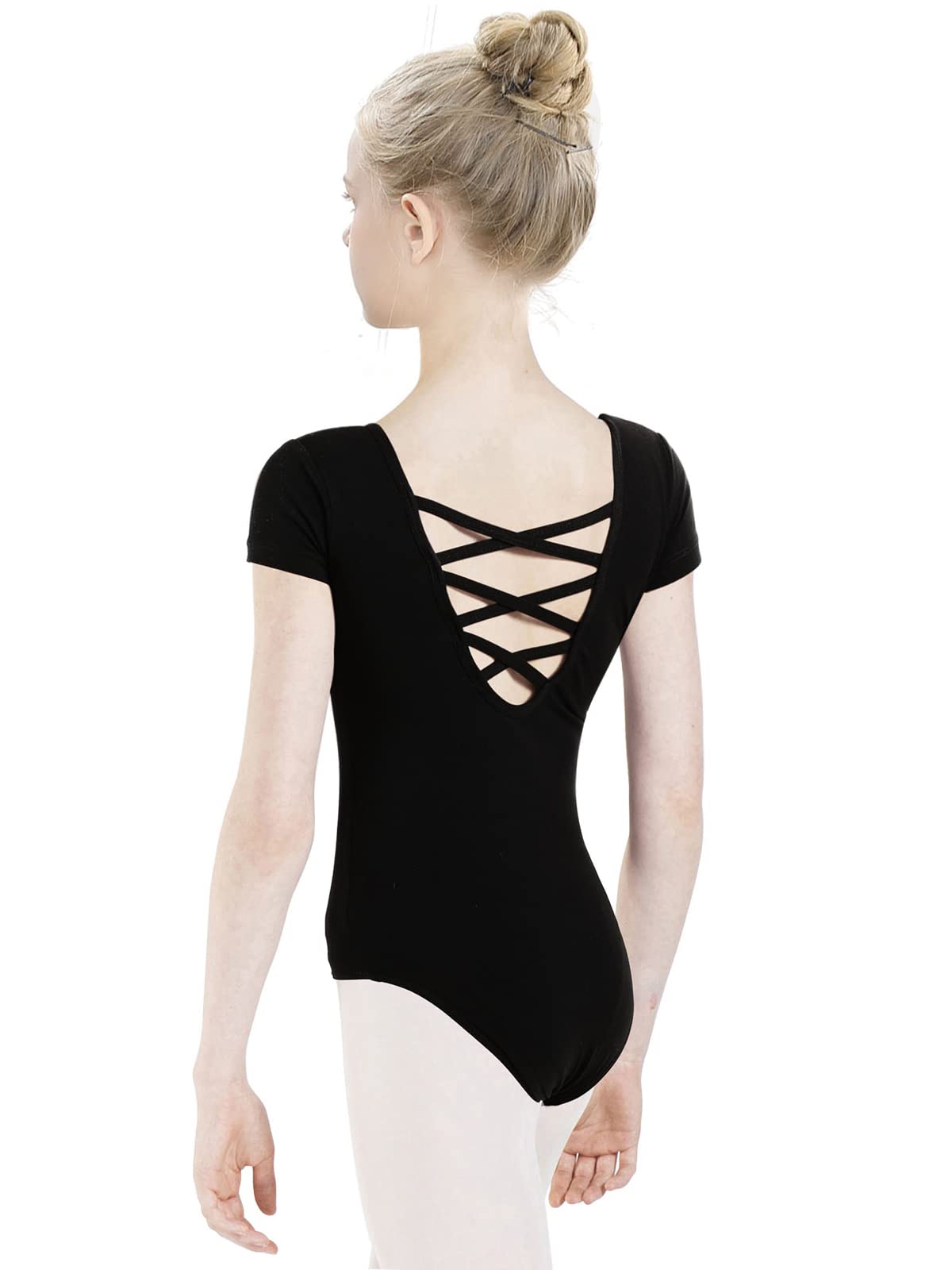Ballettanzug Mädchen Ballett Trikot Kinder, Ballett Body TanzBody Turnanzug Gymn