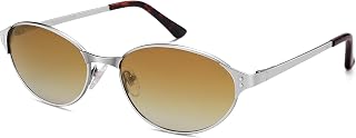 SOJOS Retro 90s Y2K Oval Polarized Sunglasses Womens Mens Trendy Vintage Rounded Cat Eye Sunnies SJ1266