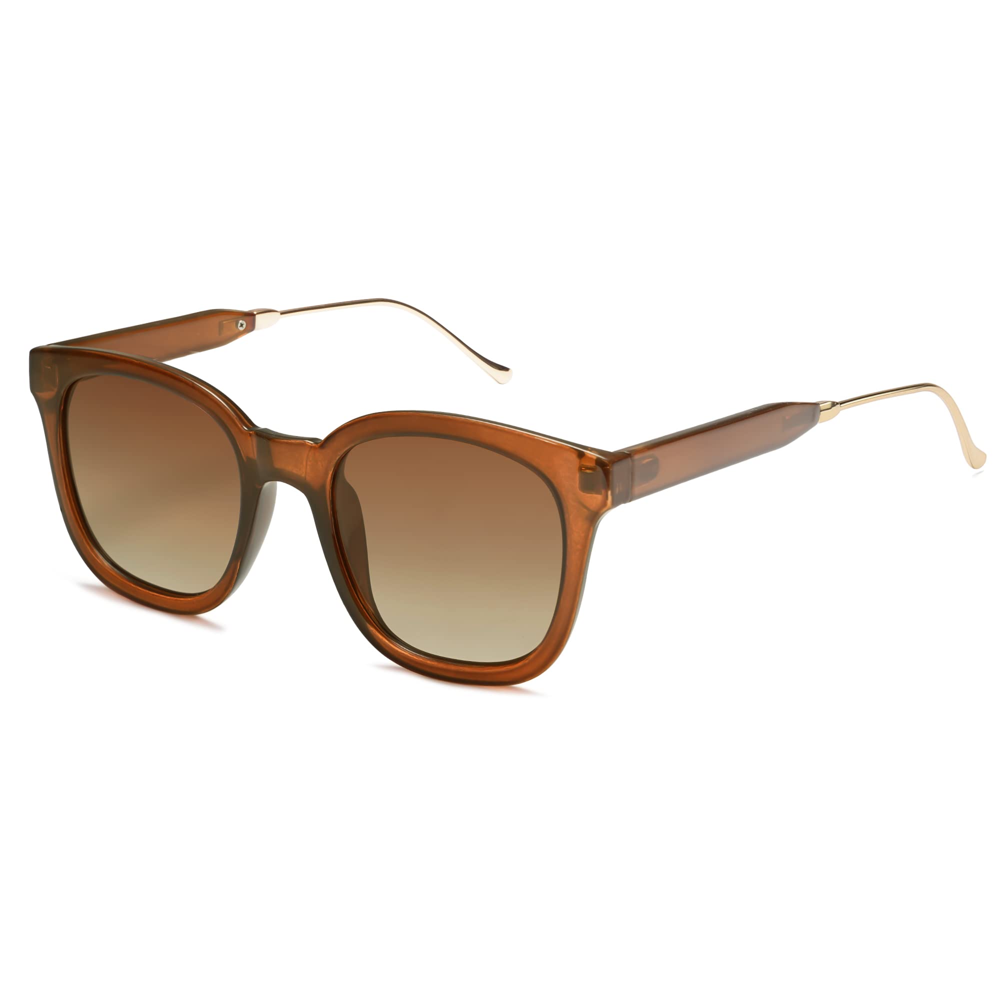 SOJOS Classic Square Polarized Sunglasses Womens Mens Retro Trendy UV400 Sunnies