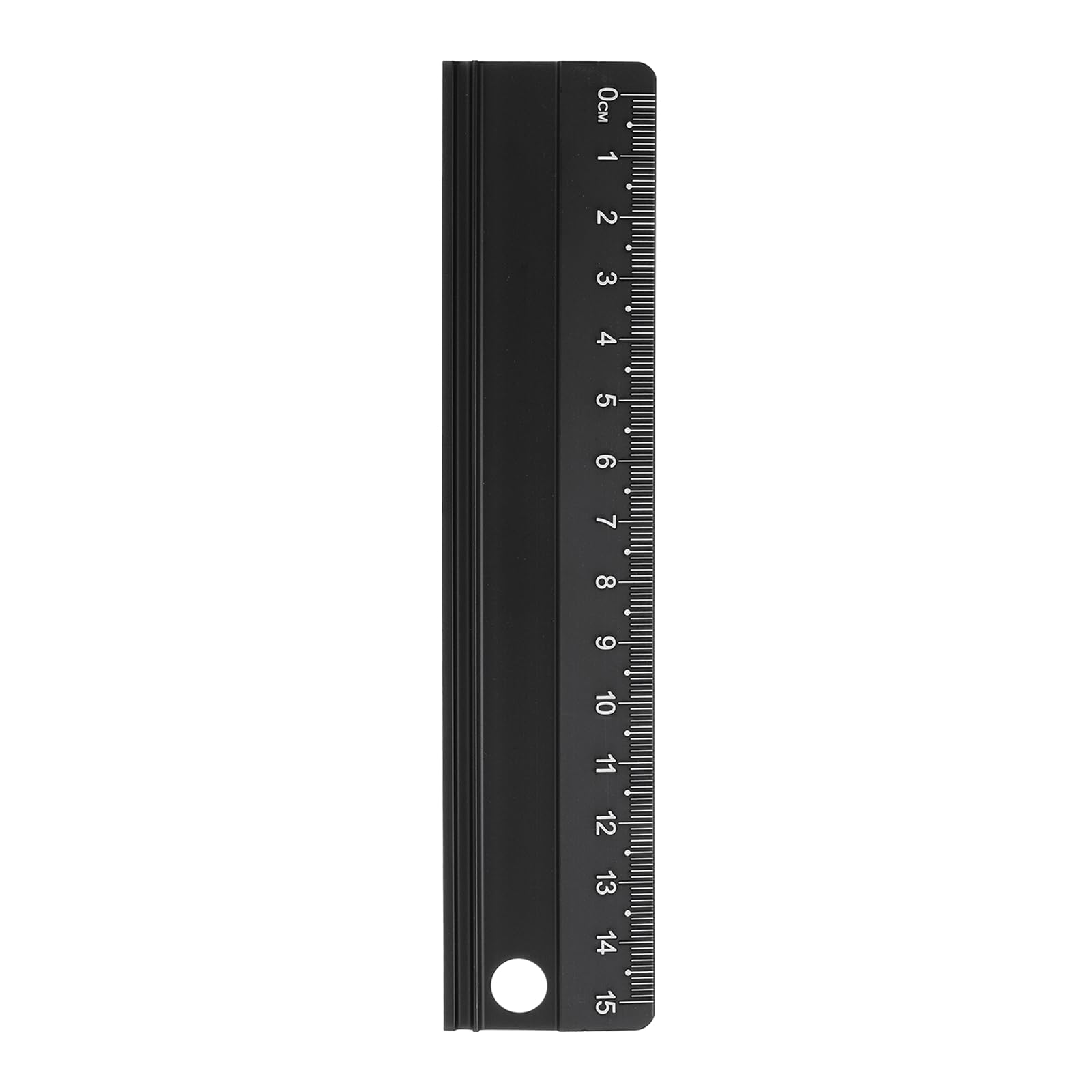 Generic Cutting Rulers 15cm Metric Aluminum Alloy Straight Ruler Thickening Fros