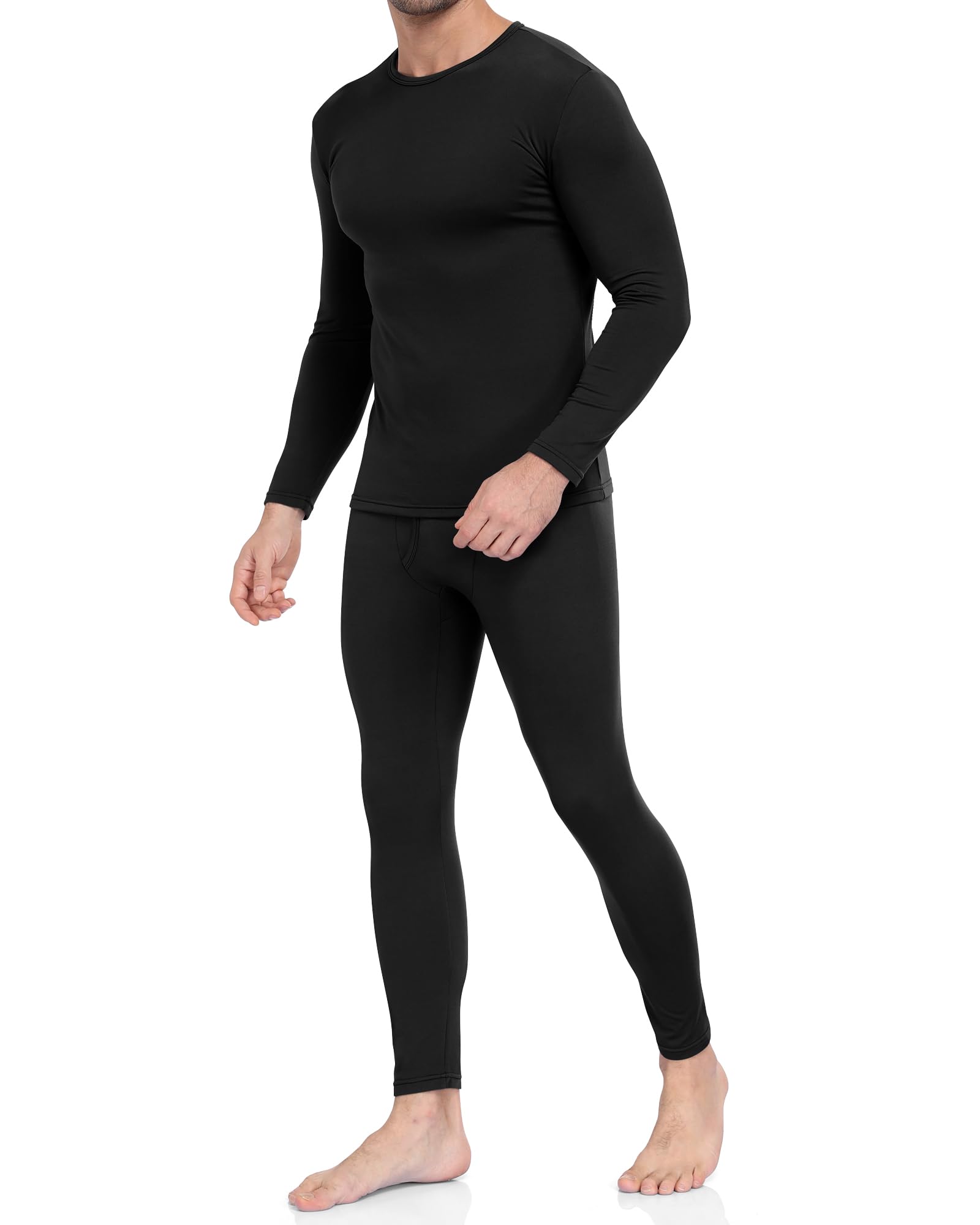 Thermal Underwear for Men Long Johns Set Fleece Lined Winter Cold Weather | Base