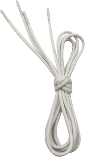 VSUDO Waxed Round Shoe Laces, Diameter 2.5mm Thin Oxford Shoelaces for Shoe