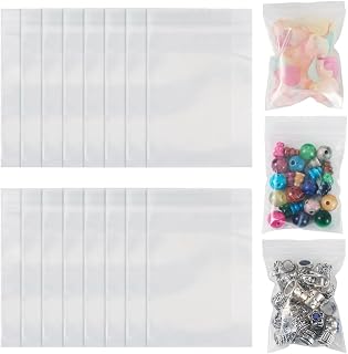 Rectangle Transparent Plastic Zip Lock Bag Organizer Storage Clear Top Seal Pouch Self Seal Resealable Package Bags 200pcs/set 7x5cm
