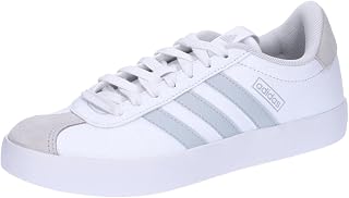 adidas Women's VL Court Shoes, Cloud White/Halo Blue/Grey One, 36 2/3 EU