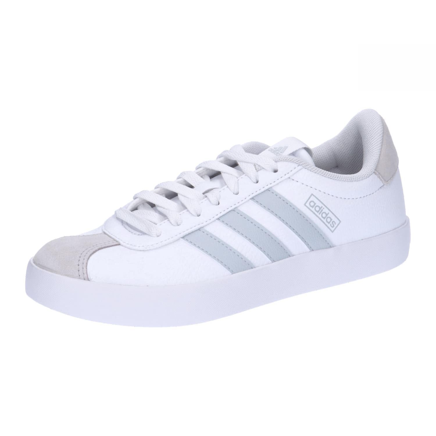 adidas Women's VL Court Shoes, Cloud White/Halo Blue/Grey One, 36 2/3 EU
