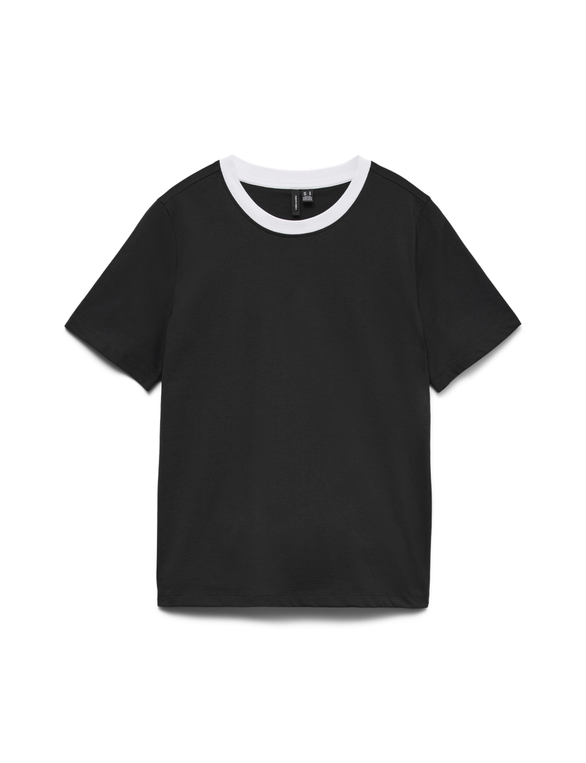 VERO MODA Women's Basic Round Neck Short Sleeve Regular Fit T-Shirt