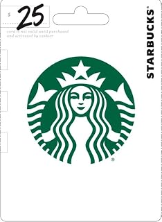 Starbucks Physical Gift Card | $25