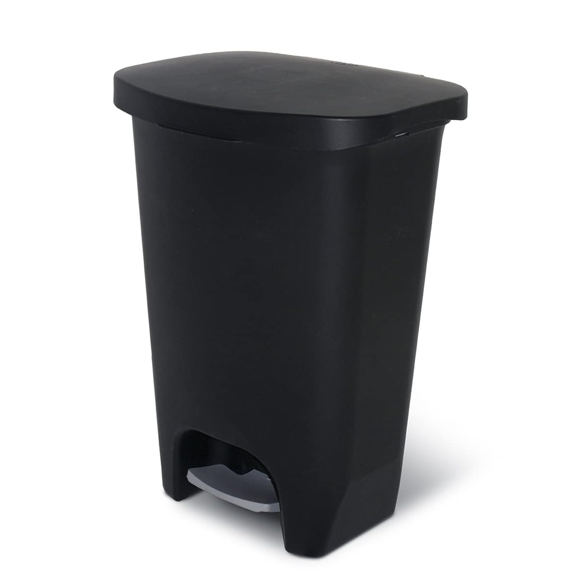 Glad Trash Can with Clorox Odor Protection | Plastic Bin, 13 Gal, Black | Kitche