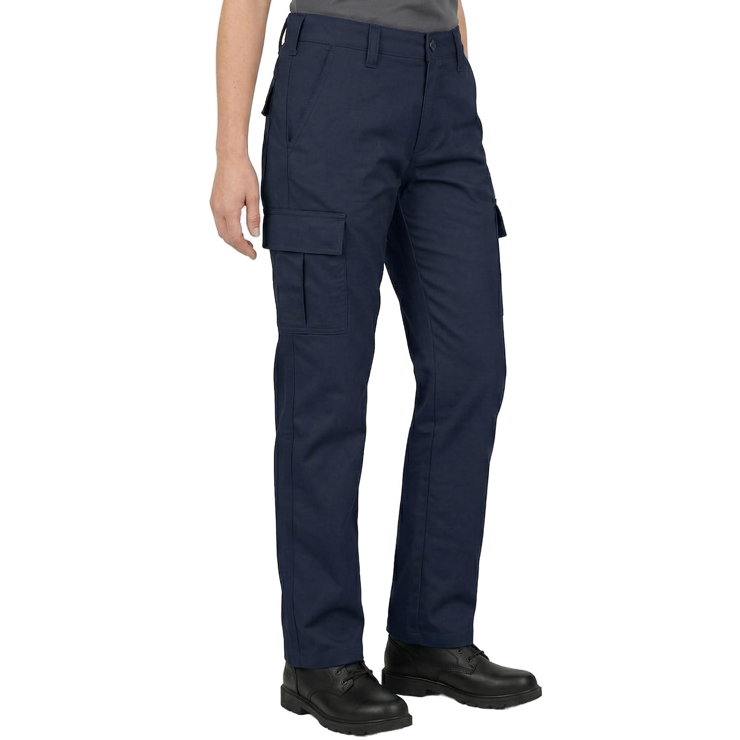 Lee Cooper Women's Workwear Cargo Trousers – Heavy Duty Easy Care Multi Pocket S