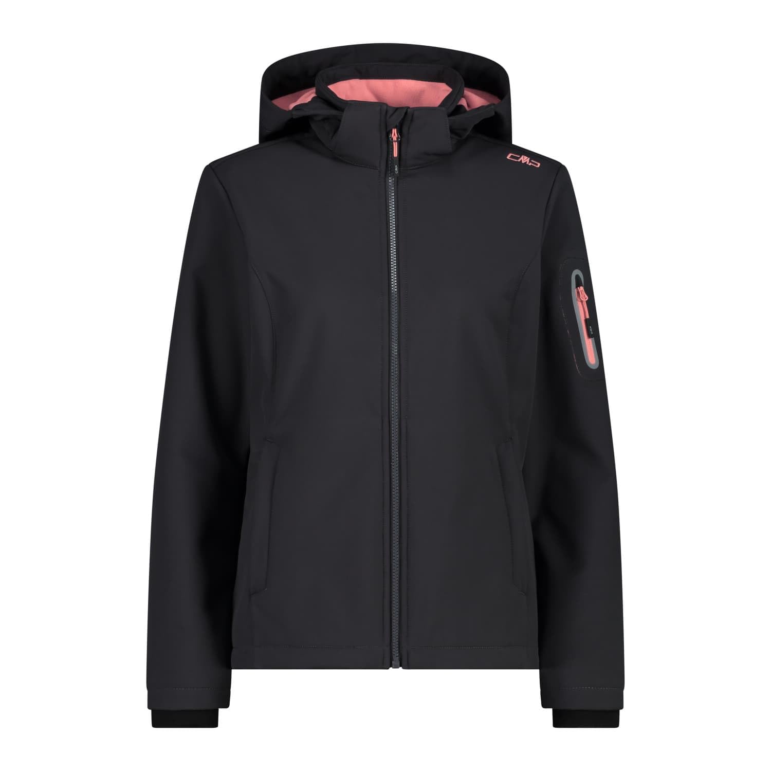 CMP Women's Softshell Jacket with Removable Hood