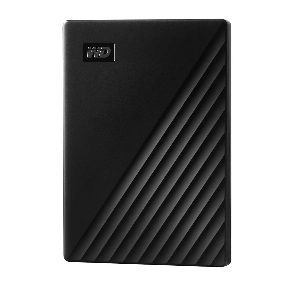 WD 2TB My Passport, Portable External Hard Drive, Black, backup software with de