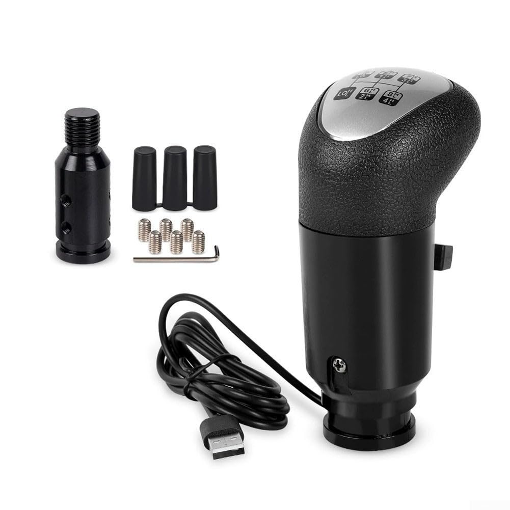 Yuanpgky USB Truck Simulator Shifter Knob for ETS2 PC Racing Games, Compatible w
