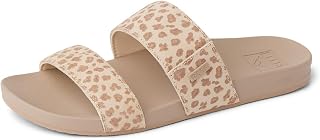 REEF Sandalias Vista Stevie Slide para mujer, correa de gamuza, plantilla acolchada ultra suave