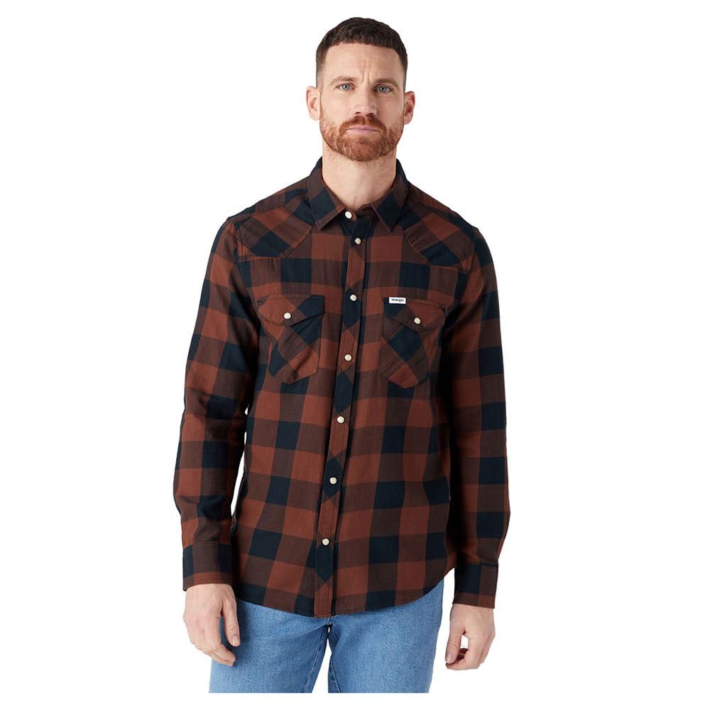 Wrangler LS Western Shirt Men's Shirt (Pack of 1)