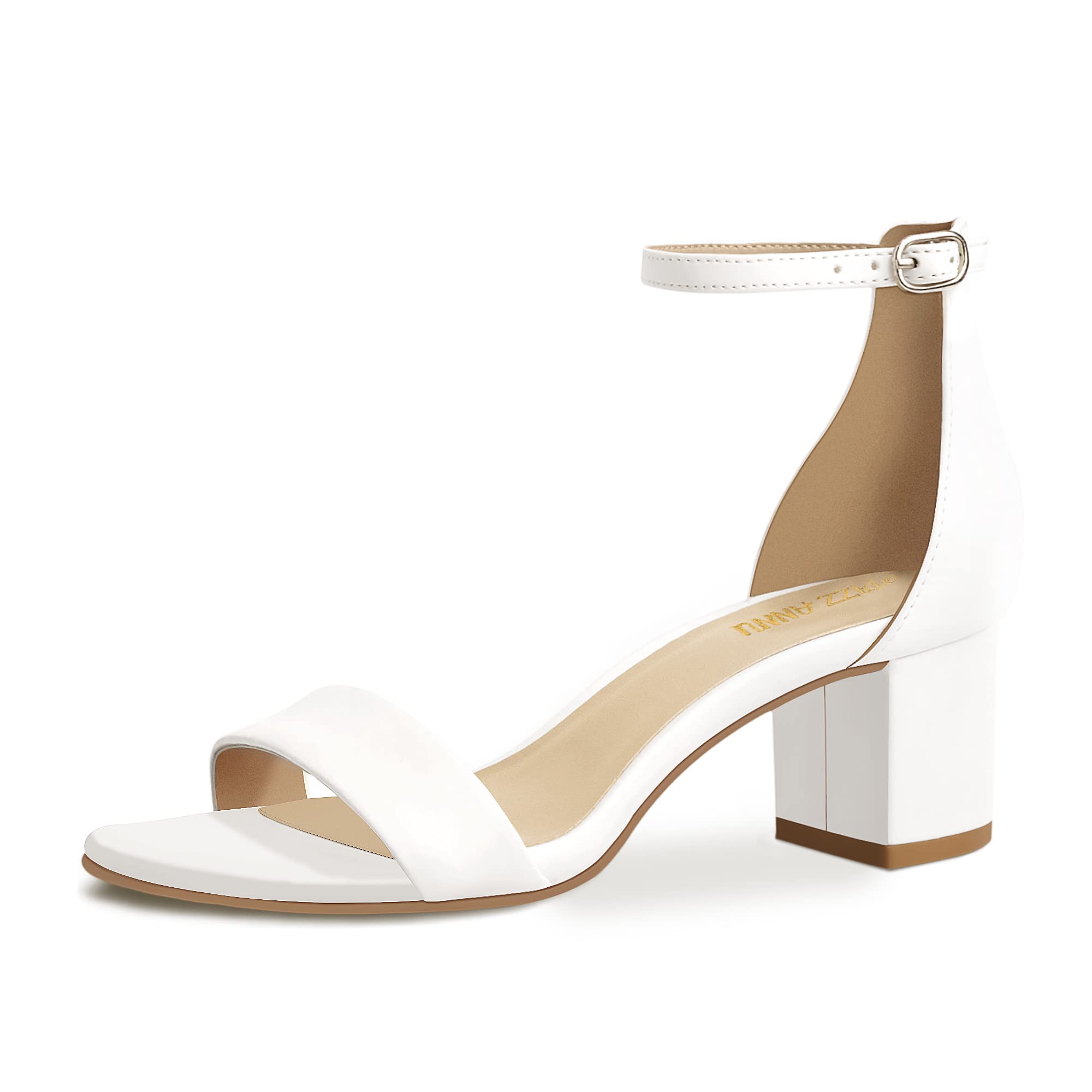 PIZZ ANNU Women's Sandals with Heel, Comfortable Sandals, Summer Elegant Summer 