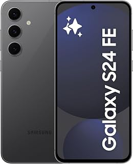 Samsung Galaxy S24 FE 128GB, Galaxy AI, 6.7" 120 Hz AMOLED Display, 50MP Camera, 8K Video, Unlocked Smartphone (CAD Version & Warranty) - Graphite (Renewed)