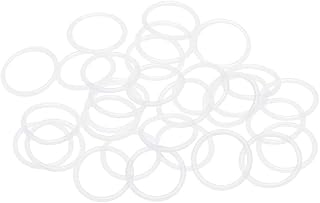 Uxcell - White Silicone O-Rings 15mm Inner Diameter 12mm 1.5mm Width - Pack of 30