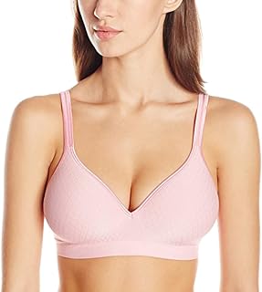 Hanes Women's Perfect Coverage Wireless, ComfortFlex Fit T-Shirt Bra (Retired Colors)