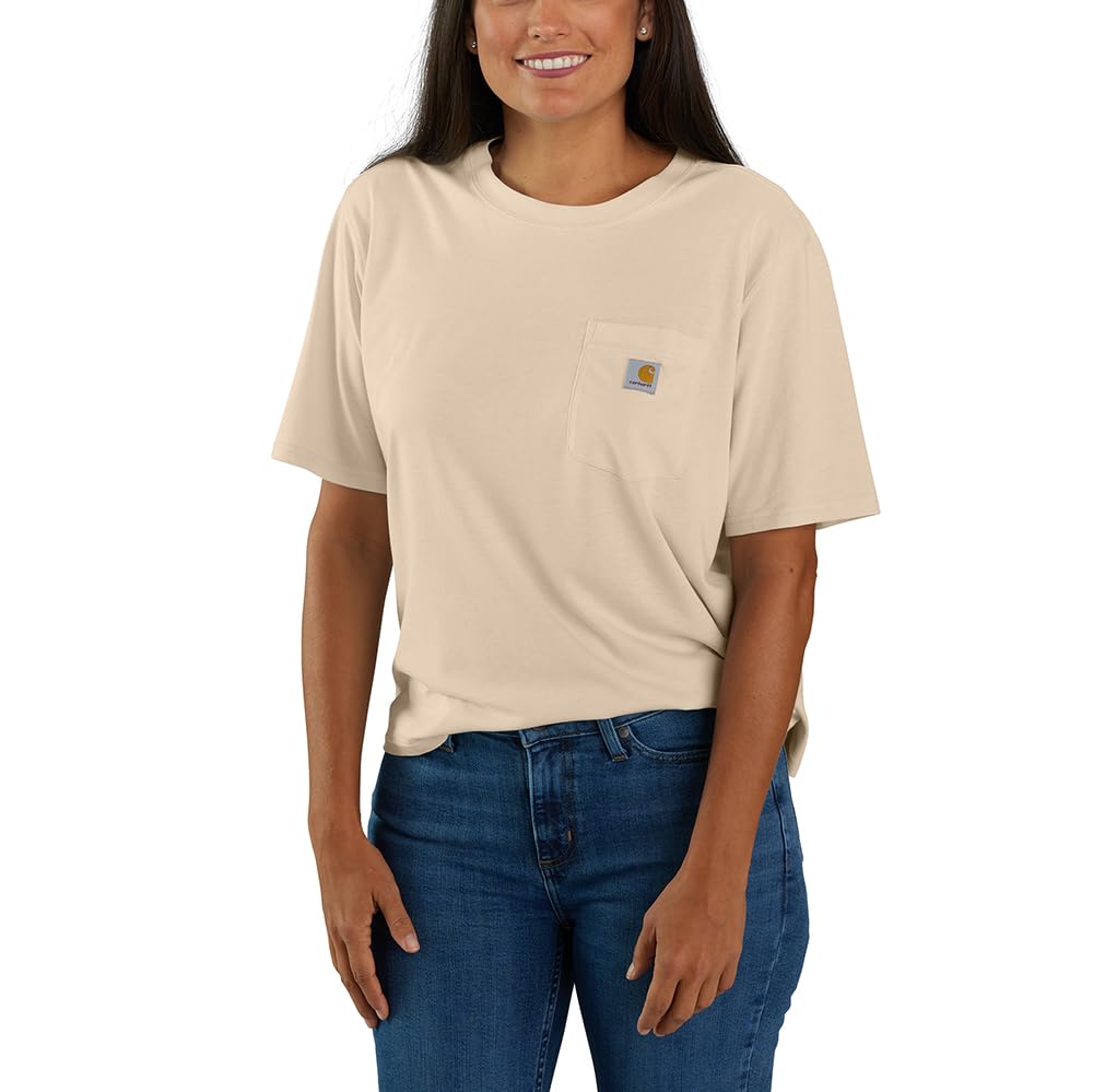 Carhartt Loose Fit Lightweight Short-Sleeve Crewneck T-Shirt Tencel Fiber Series