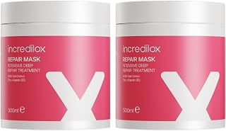 Intensive Deep Repair Hair Mask 2 x 500ml - Nourishing Treatment for Damaged Hair, Hydrating & Strengthening Conditioner Duo