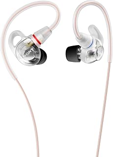 Sony IER-M500 Wired in-Ear Monitor Earphones with Secure Fit, Clear | For Professional & Live Performances, Strong Noise Isolation, Customizable Fit with Multiple Sizing Options, Comfortable