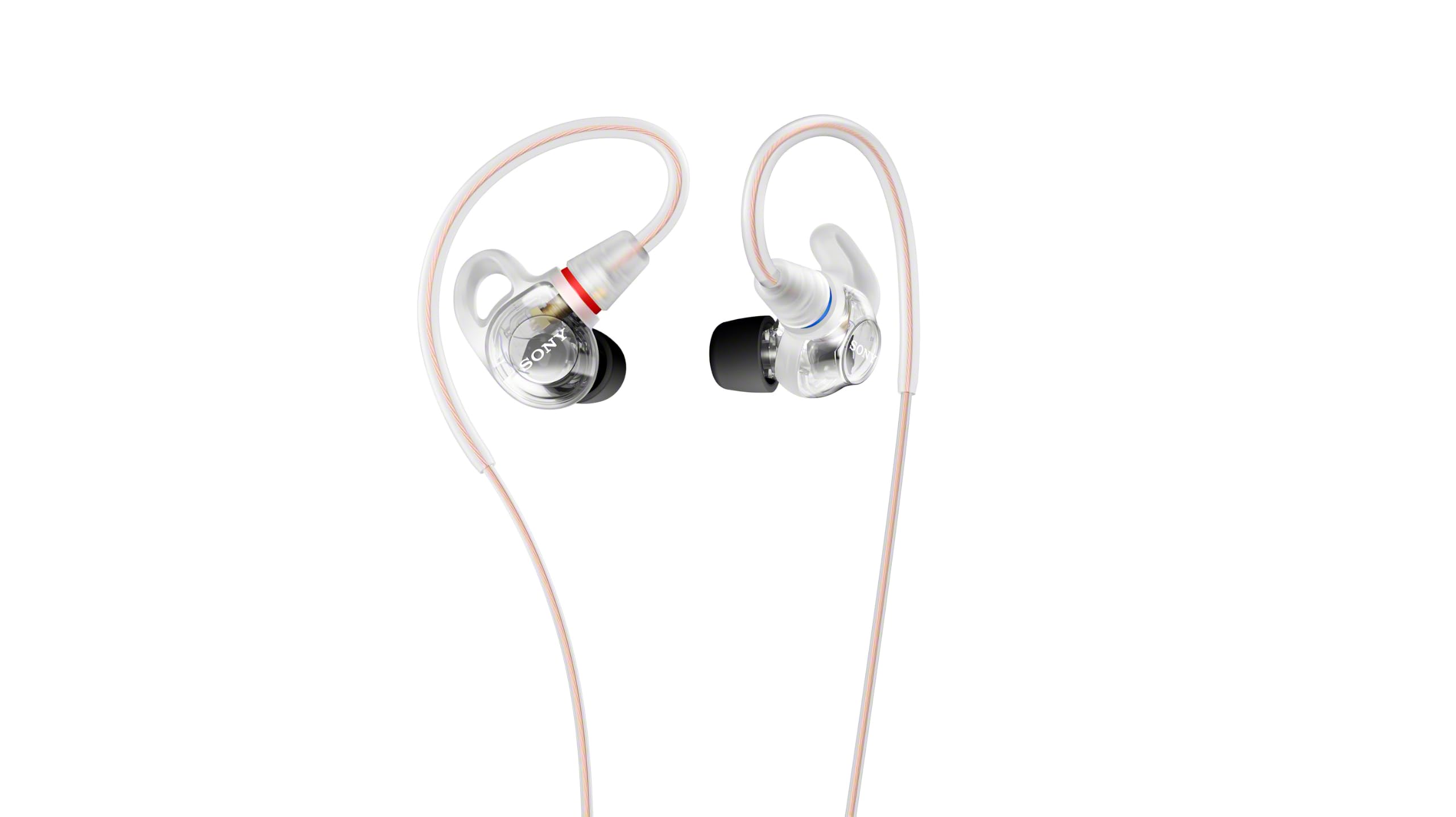 Sony IER-M500 Wired in-Ear Monitor Earphones with Secure Fit, Clear | For Profes