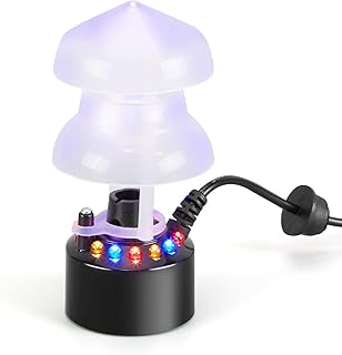 FITNATE Mist Maker, 12 LED Fog Machine Halloween Atomizer for Pond | Colorful LED lights, with splash guard, plant humidifier, ideal for pond, tank, fountain & Halloween decor