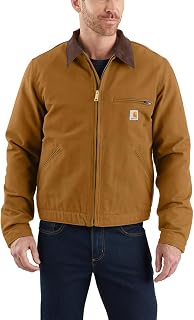 Carhartt Men's Duck Detroit Jacket, Work Utility Outerwear