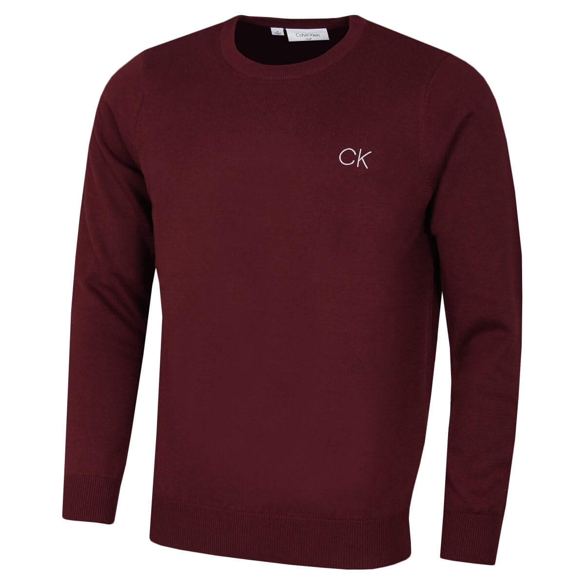 Calvin Klein Mens 2026 Durable Comfort Crew Neck Tour Golf Sweater