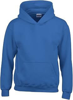 Gildan - Heavy Blend Unisex Boys Girls Hoodie, blue, M
