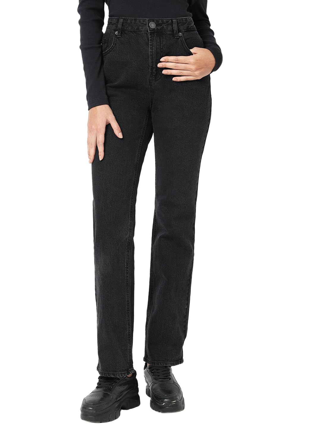 VERO MODA Straight Fit Jeans VMTESSA High Rise Straight Fit Jeans