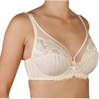 Selene, Mariluz Collection Women's Lace Minimizer Bra with Underwire and Non-Padded