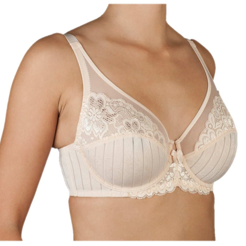 Selene, Mariluz Collection Women's Lace Minimizer Bra with Underwire and Non-Pad