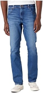 Wrangler - Jeans Hombre - Corte Recto Regular - Greensboro - Oliva Empolvado