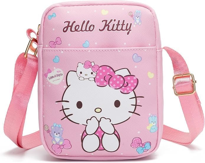cute cartoon-themed mini crossbody bag, also a shoulder bag, features a cartoon 