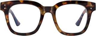 Madison Avenue Blue Light Blocking Glasses for Women, Anti Blue Ray Computer Gaming Glasses, Anti Eyestrain UV Glare (Tortoiseshell)