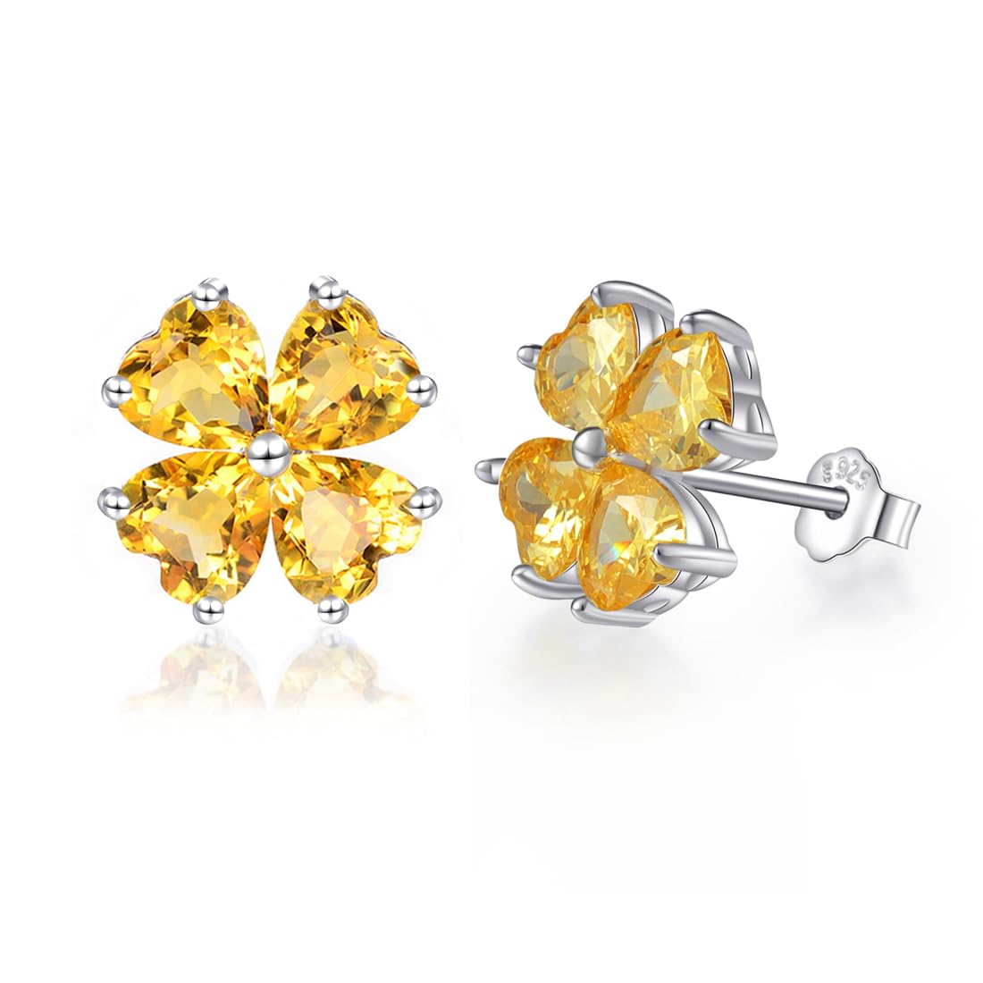 Elegant Lucky Women's Earrings, Hypoallergenic, Birthday, Popular, Four Leaf Clo