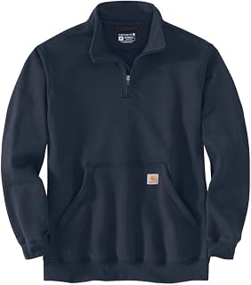 Carhartt, Men's, Loose Fit Midweight Quarter Zip Mock Neck Sweatshirt