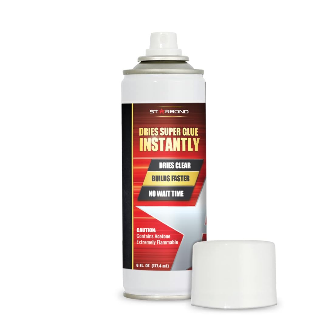 Starbond CA Glue Accelerator Spray - Instantly Dries Cyanoacrylate Super Glue – 