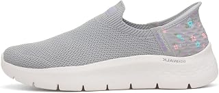 SKECHERS Women's Go Walk Flex Sunset Rose Hands Free Slip-ins Sneaker Boot