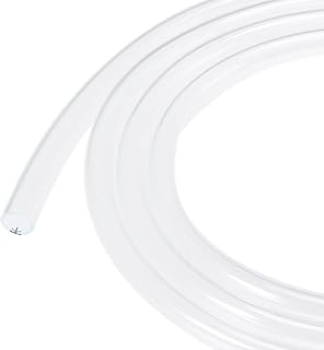 PVC Transparent Hose Plastic Vinyl Tubing 3/8" ID 1/2" OD 3.3ft Flexible for Water Tube, Air Line