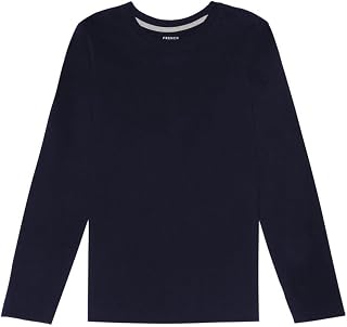 French Toast Baby Long Sleeve Crewneck T-Shirt for Girls