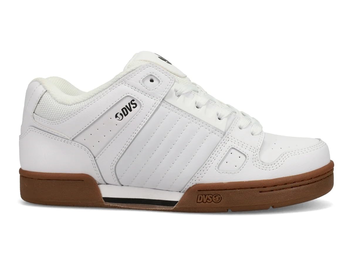DVS Men's Celsius Charcoal Black White Low Top Trainers Shoes
