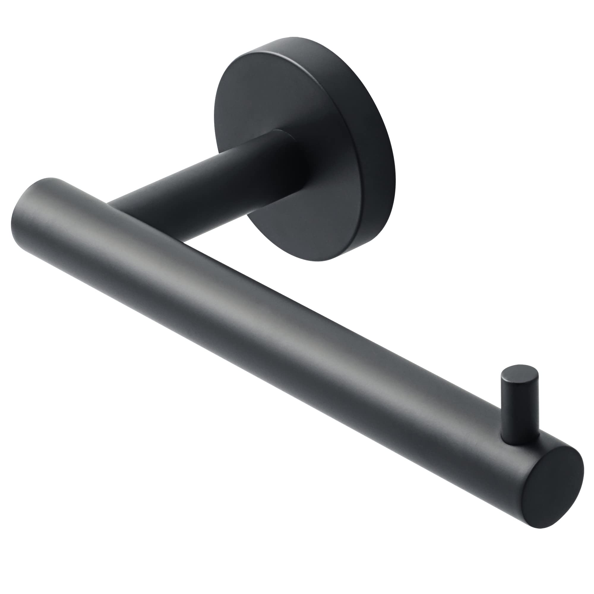 SAYAYO Black Toilet Roll Holder Wall Mounted Toilet Paper Holder