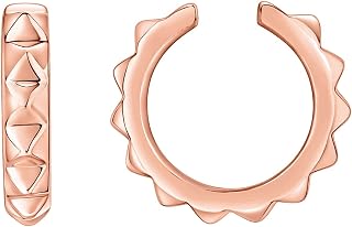 PAVOI 14K Gold Plated 925 Sterling Silver Round Huggie Ear Cuff Earrings for Women | Clip On Cartilage Cuff Earrings