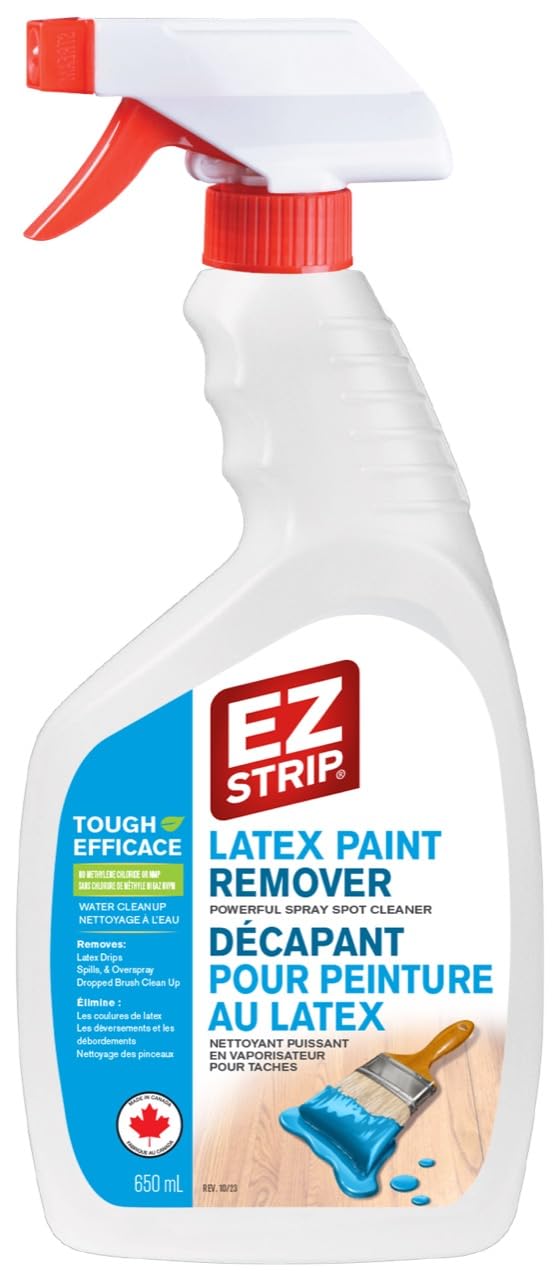 EZ Strip Latex Paint Remover (Pack of 1) | 650 ml | Water-Based Formula | Fast-A