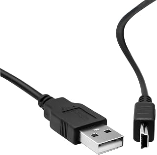 Charging Cable Fit for TI-84 Plus CE Graphing Calculators, TI 89 Titanium, TI-84 Plus C Silver Edition, TI Nspire CX CAS, TI Nspire CX Graphing Calculators Replacement Mini USB Charger Cord 5 Feet
